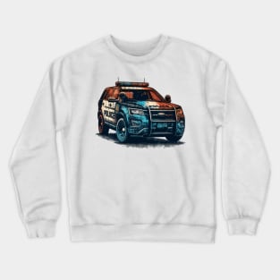 Police car Crewneck Sweatshirt